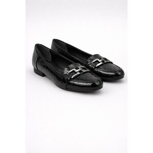 Alfani Black Patent Croc Loafers‎ Size 10M | Slip-On Comfort Flats